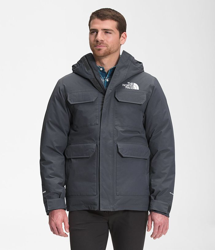 Casaca De Pluma The North Face Hombre Cypress Parka Gris - Peru 89120BQKA